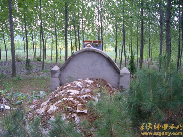 农村坟地风水图片
