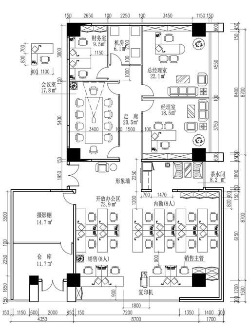 办公室户型风水分析